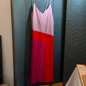 Colorful Plus Size Midi Dress